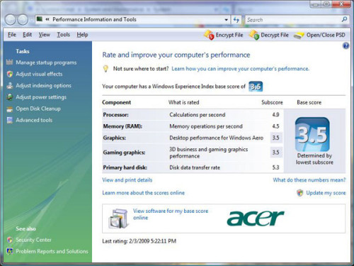Обзор Acer Aspire 5735Z