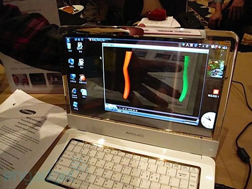 Samsung ноутбук с прозрачным дисплеем