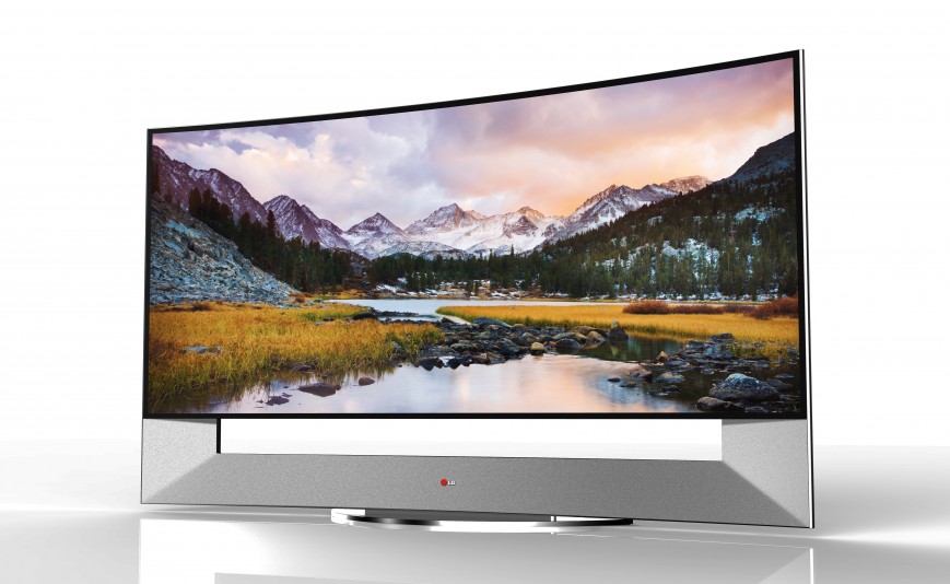 Новый изогнутый телевизор от LG со сверхвысоким разрешением