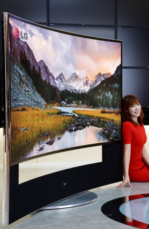 Новый изогнутый телевизор от LG со сверхвысоким разрешением